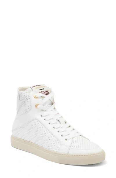 Zadig & Voltaire Flash High-top Sneaker In White