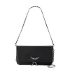 Zadig & Voltaire Flip Shoulder Bag In Black
