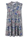 Zadig & Voltaire Floral-print Dress In 蓝色
