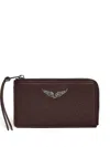Zadig & Voltaire Grained Leather Card Holder