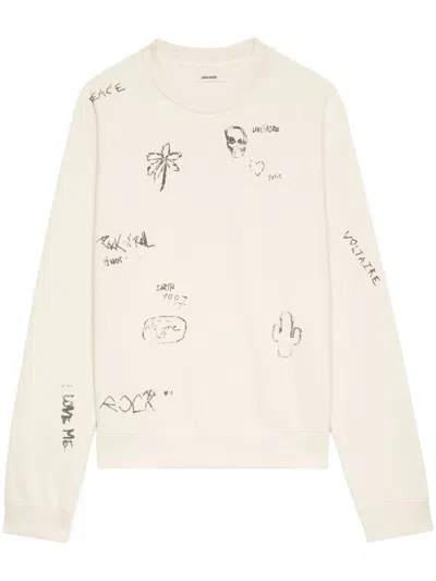 ZADIG & VOLTAIRE GRAPHIC-PRINT SWEATSHIRT