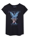 Zadig & Voltaire T-shirt Mit Grafischem Print In Blau