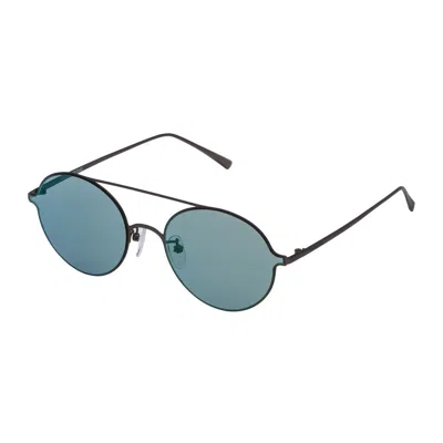 Zadig & Voltaire Gray Metal Sunglasses In Black