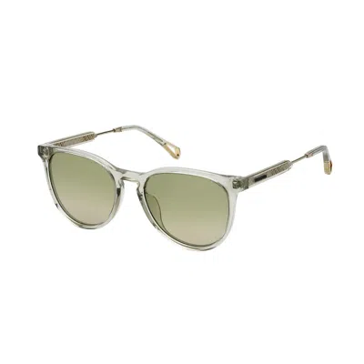 Zadig & Voltaire Green Acetate Sunglasses In Neutral