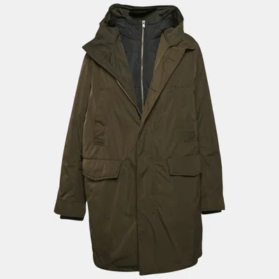 Pre-owned Zadig & Voltaire Green Synthetic Detachable Lining Bob Parka Jacket M