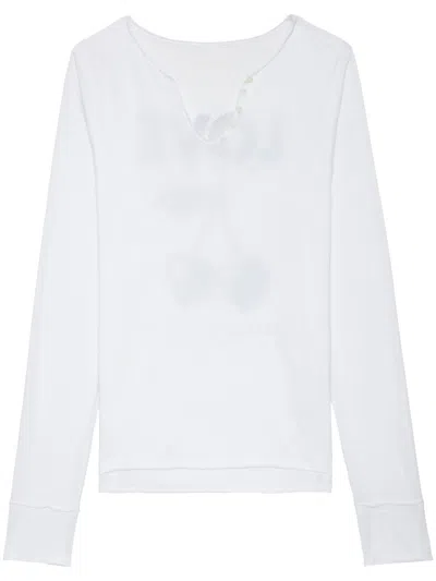 ZADIG & VOLTAIRE HENLEY T-SHIRT