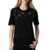 Zadig & Voltaire Ida Stars Rhinestone-embellished Knitted Top In Multi