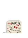 Zadig & Voltaire Illustration-print Wallet In Neutrals