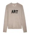 Zadig & Voltaire Intarsia-knit Ripped Jumper