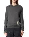 Zadig & Voltaire Anthracite Ivy Rock Sweater In Anthracite