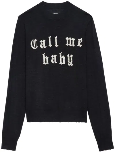 Zadig & Voltaire Ivy Jumper In Anthracite