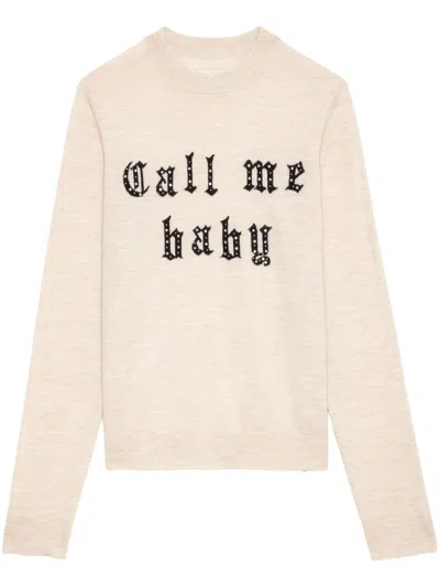 Zadig & Voltaire Ivy Jumper In Neutrals