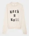 Zadig & Voltaire Ivy Rock N Roll Wool Sweater In Geology