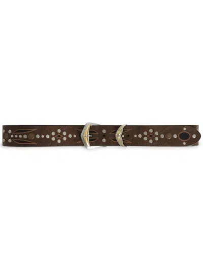 Zadig & Voltaire Jane Belt In Brown