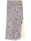 Zadig & Voltaire Zadig&voltaire Jayla Soft British Flowers In Blue