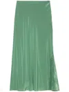 Zadig & Voltaire Jayla Midi Skirt In Green