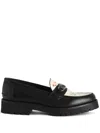 Zadig & Voltaire Joecassin Leather Loafers In Black