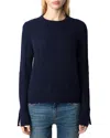Zadig & Voltaire Jonasson Cashmere Sweater In Encre