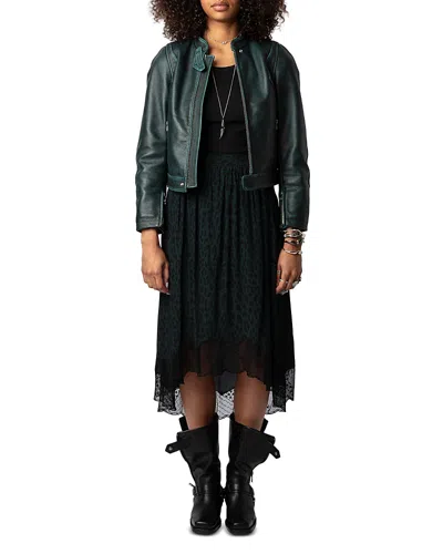 Zadig & Voltaire Joslin High/low Skirt In Peaks