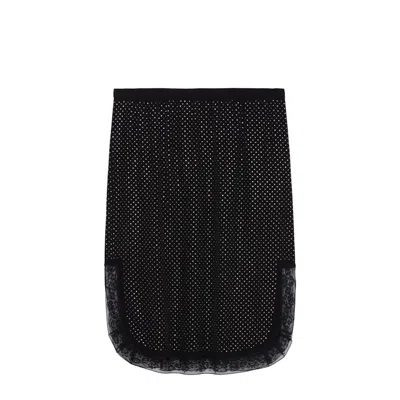 Zadig & Voltaire Jozy Midi Skirt In Black