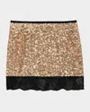 Zadig & Voltaire Justicias Sequins In Gold