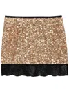 Zadig & Voltaire Justicias Sequins In Gold