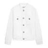 Zadig & Voltaire Kaely Raw Edge Denim Jacket In Judo
