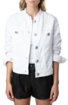 ZADIG & VOLTAIRE ZADIG & VOLTAIRE KAELY RAW EDGE DENIM JACKET