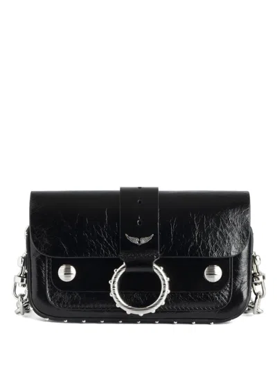 Zadig & Voltaire Kate Clutch Bag In Black