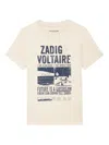 Zadig & Voltaire Short-sleeved T-shirt In Neutrals
