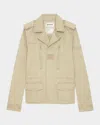 Zadig & Voltaire Klimi Washed Cotton Parka In Latte