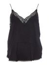 ZADIG & VOLTAIRE LACE DETAILED PRINTED TOP