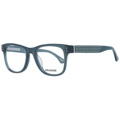 Zadig & Voltaire Ladies' Spectacle Frame  Vzv088 500t92 Gbby2 In Blue