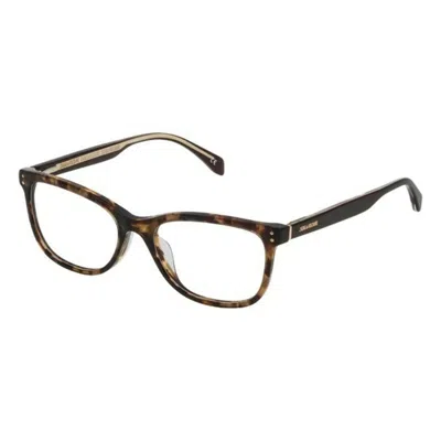 Zadig & Voltaire Ladies' Spectacle Frame  Vzv1615207d7  52 Mm Gbby2 In Black