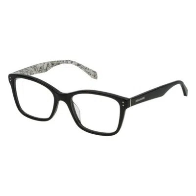 Zadig & Voltaire Ladies' Spectacle Frame  Vzv163520700  52 Mm Gbby2 In Black