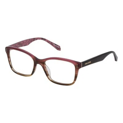 Zadig & Voltaire Ladies' Spectacle Frame  Vzv163520acn  52 Mm Gbby2 In Brown