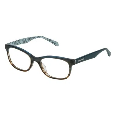 Zadig & Voltaire Ladies' Spectacle Frame  Vzv1645201h2  52 Mm Gbby2 In Gray