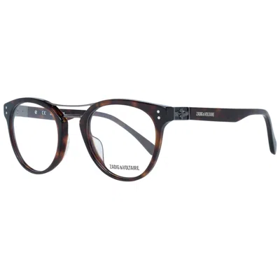 Zadig & Voltaire Ladies' Spectacle Frame  Vzv217 490743 Gbby2 In Black