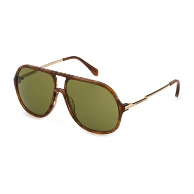 Zadig & Voltaire Ladies' Sunglasses  Szv305-6007lc  60 Mm Gbby2 In Green