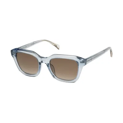 Zadig & Voltaire Blue Acetate Sunglasses In Gray