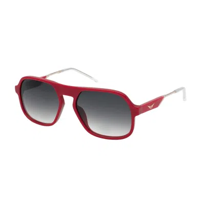 Zadig & Voltaire Ladies' Sunglasses  Szv365-5709fa  57 Mm Gbby2 In Red
