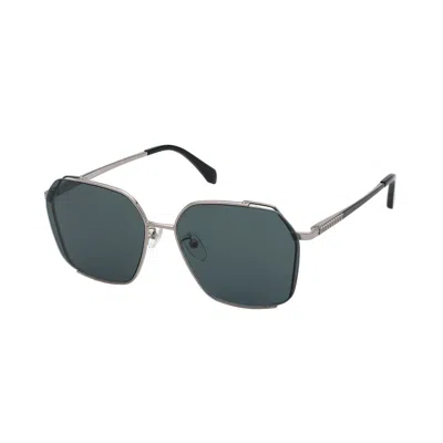 Zadig & Voltaire Gold Metal Sunglasses In Black