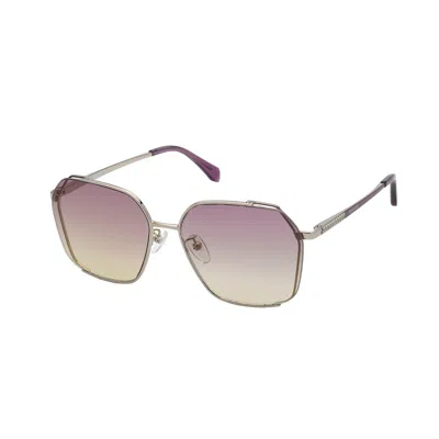 Zadig & Voltaire Ladies' Sunglasses  Szv369-580sn9  58 Mm Gbby2 In Gold