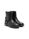 Zadig & Voltaire Leather Ankle Boots In Black