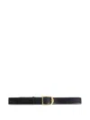 Zadig & Voltaire Leather Belt In Black