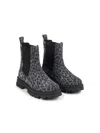 Zadig & Voltaire Leopard-print Chelsea Boots In Black