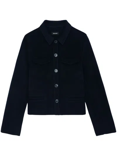 Zadig & Voltaire Liam Jacket In Blue