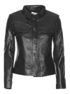 Zadig & Voltaire Liam Leather Jacket In Black