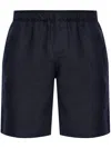 Zadig & Voltaire Linen Shorts In Blue