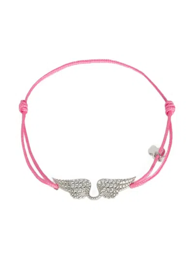 Zadig & Voltaire Link Rock Bracelet In Pink